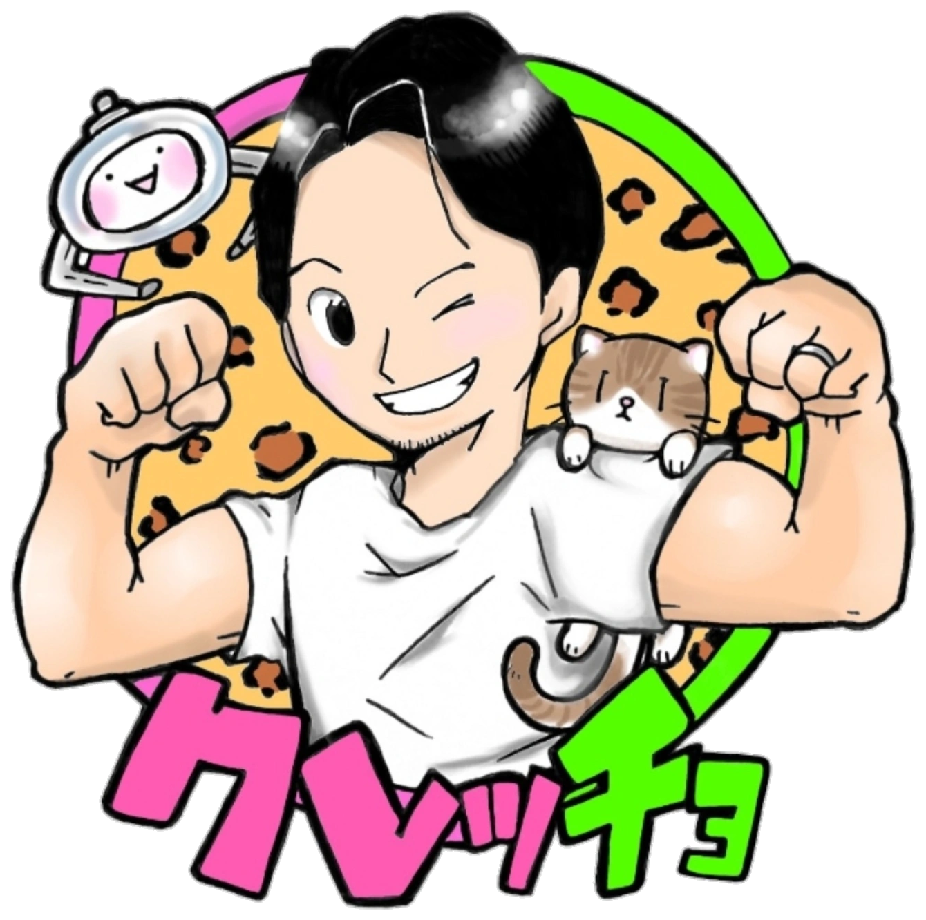 クレッチョチャンネルの男性キャラクターアイコン