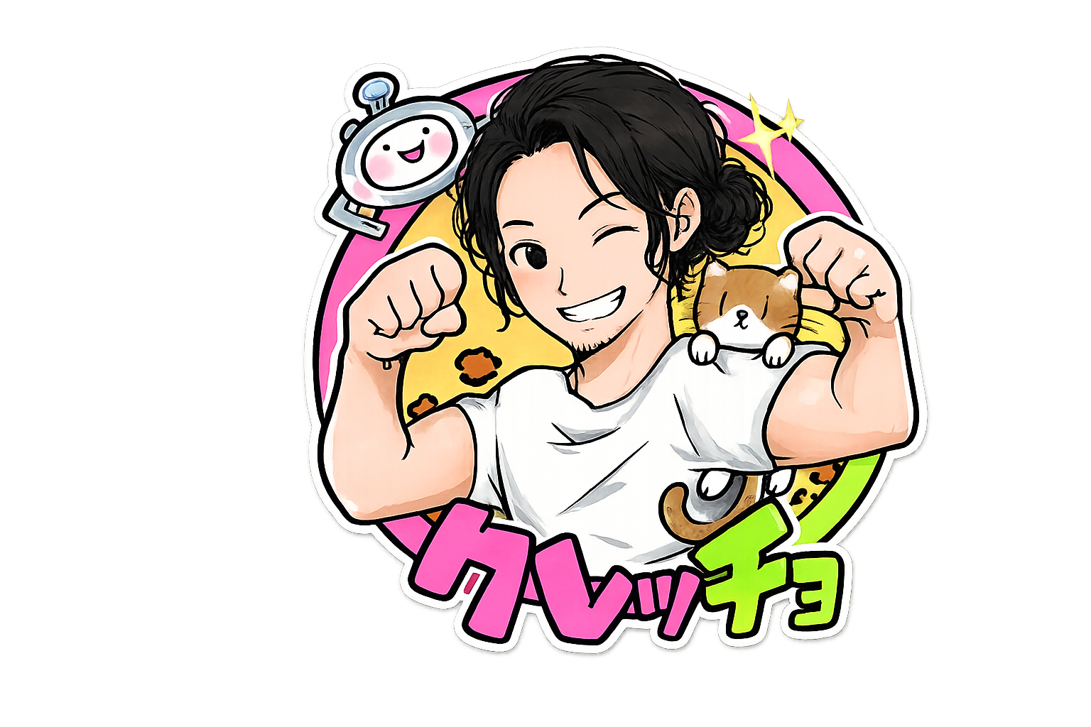 クレッチョチャンネルの男性キャラクターアイコン